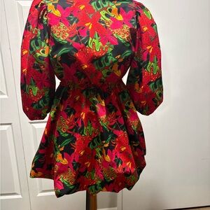 Vibrant Floral Dress